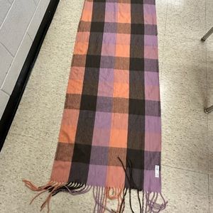 A New Day multicolor scarf with fringe. Beautiful rich colors.